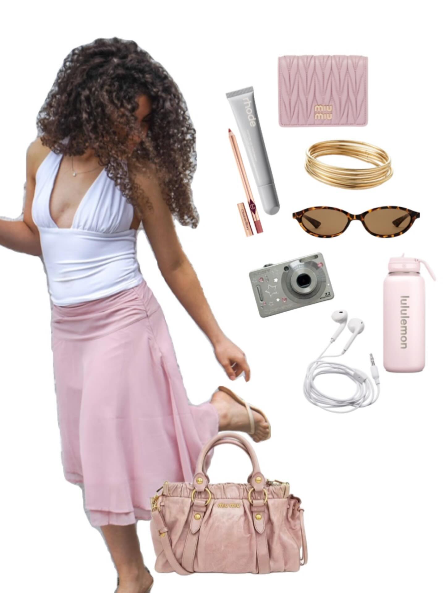 SHES A CHÉRIE CHIC TYPE OF GIRL💌 What’s in her bag this summer..? #cheriechic #cheriechicmagazine #fashion