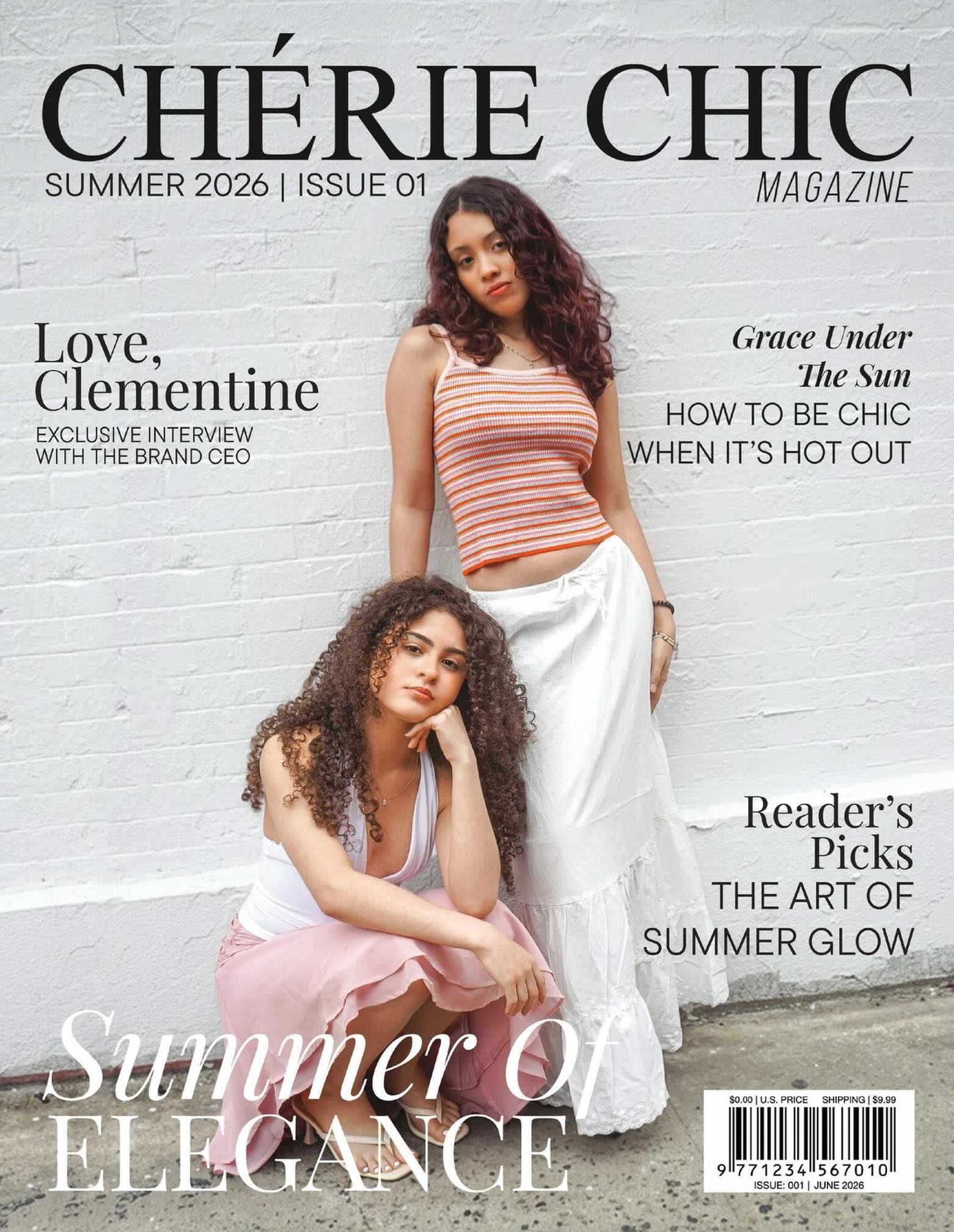 cool girls keep the print industry thriving 🫶🏼🫶🏼🫶🏼 limited issue 01 of chérie chic magazine out now! ✨